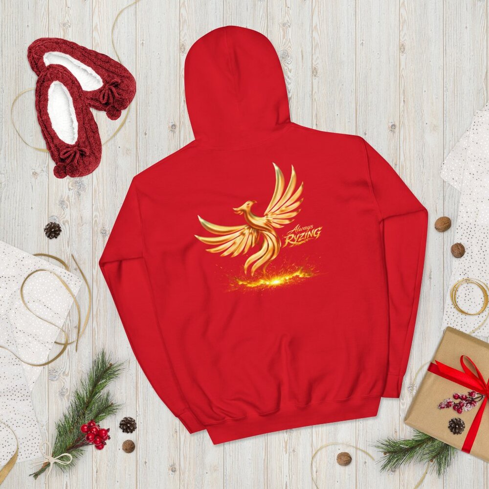Zenicism™ "Always RYZING™" Red Hoodie